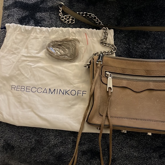 Rebecca Minkoff Avery Suede Chain Strap Crossbody - Picture 5 of 5